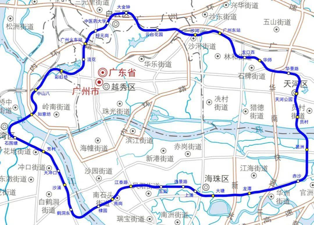 计划年内通车！广州首条环形地铁线，最新进展→